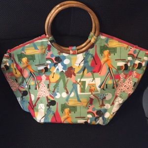 Summer tote colorful Neiman Marcus
